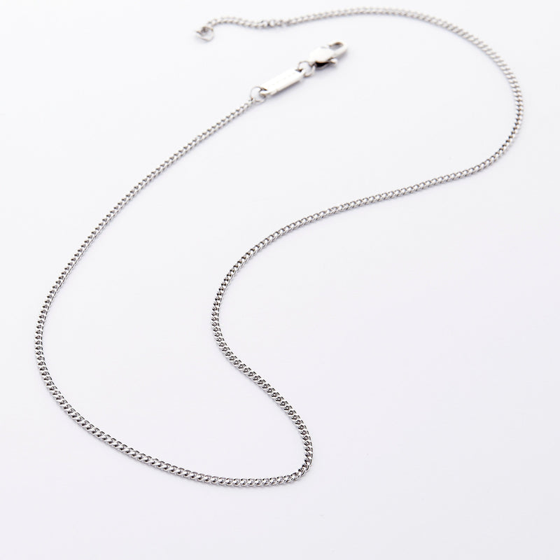ABC21MART Chain for Men boyfriend Jewellery Stainless Steel Valentine Long  Chain Gents Platinum Necklace Silver Chain for Men Boys Stylish -CN5736 ( Silver White)